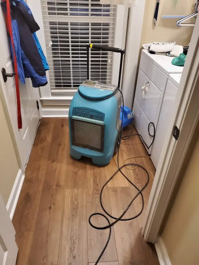 Commercial dehumidifier deployed for Flood Damage Cleanup in Bridgeview
