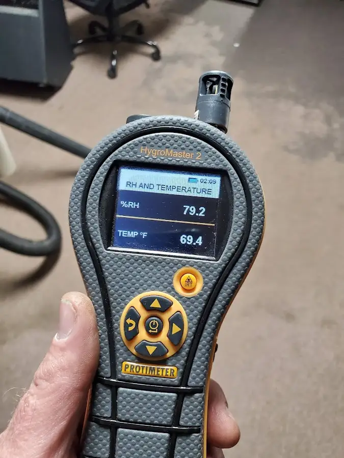 Moisture meter humidity assessment for Fire & Smoke Damage Restoration in Bridgeview